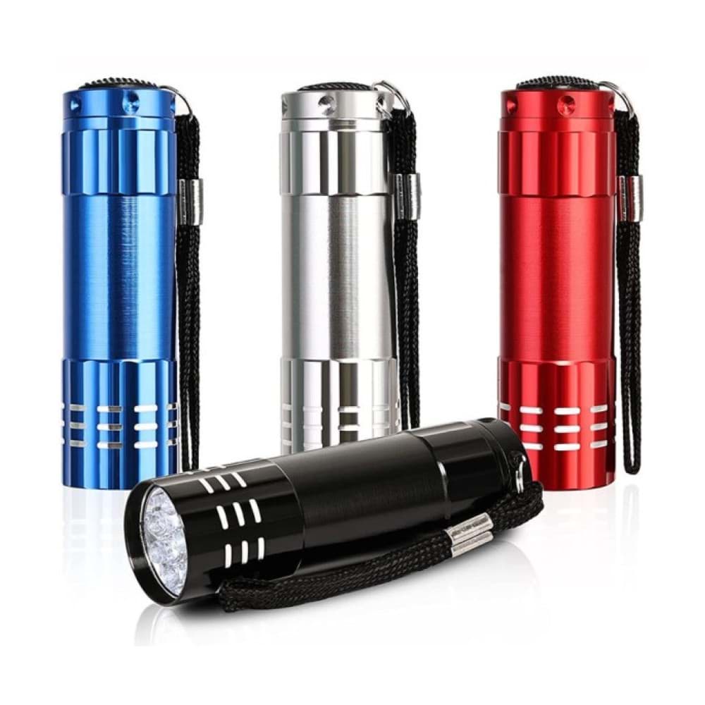 9 LEDLİ PİLLİ EL FENERİ resmi