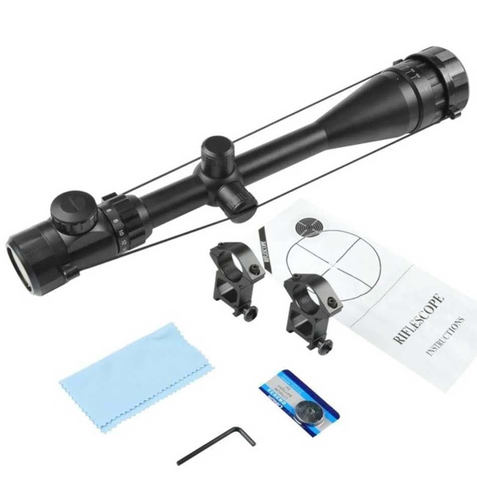 Spike 6-24x50 Aoe Tfek Dürbünü Çift Işık Kırmızı Yeşil Kaynaklı Zoomlu resmi