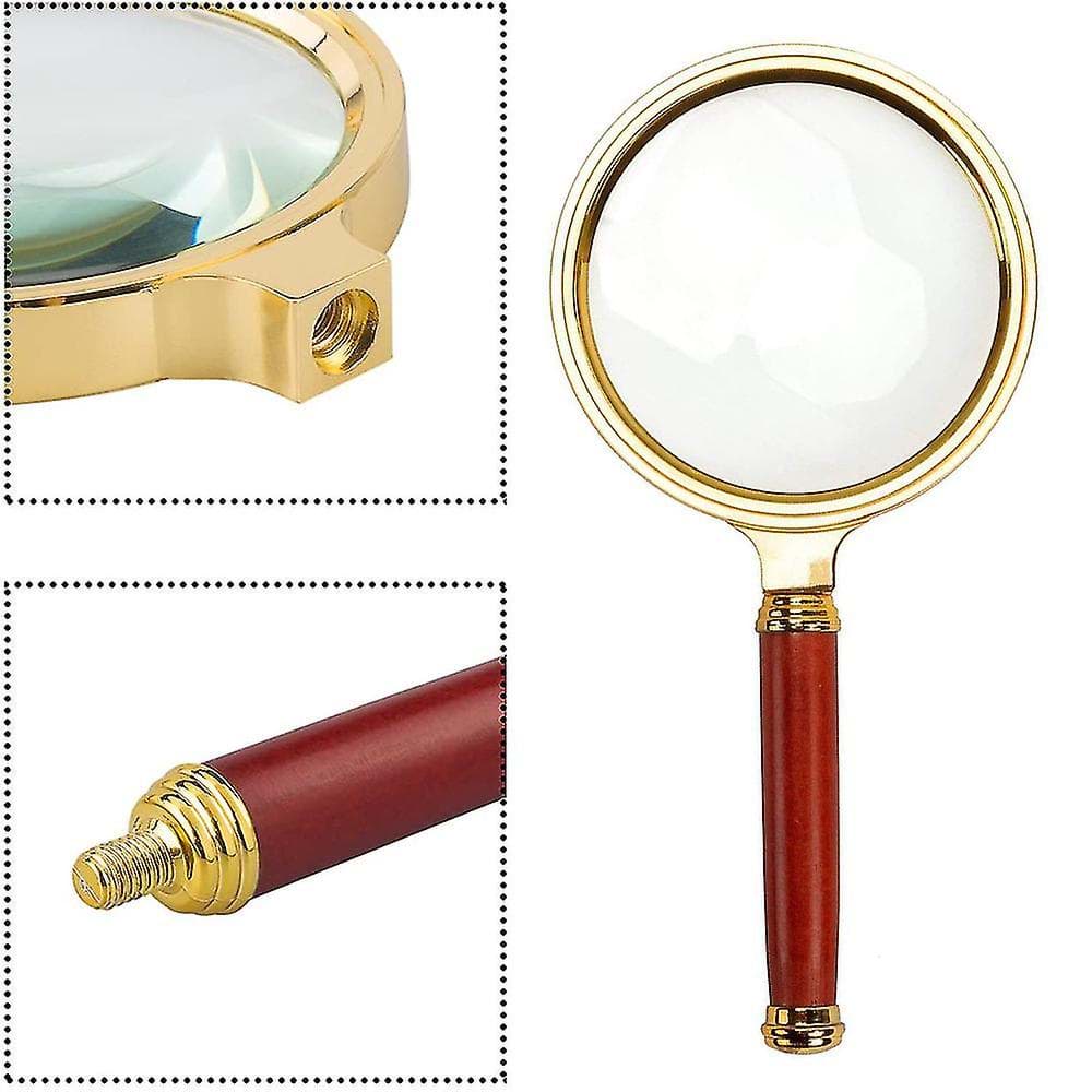 80 Mm 10X Lens Round Magnifier Büyüteç resmi