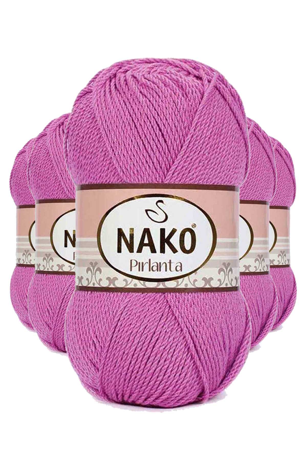 5 Adet Pırlanta Amigurumi El Örgü İpi Yünü Gül 1249 resmi