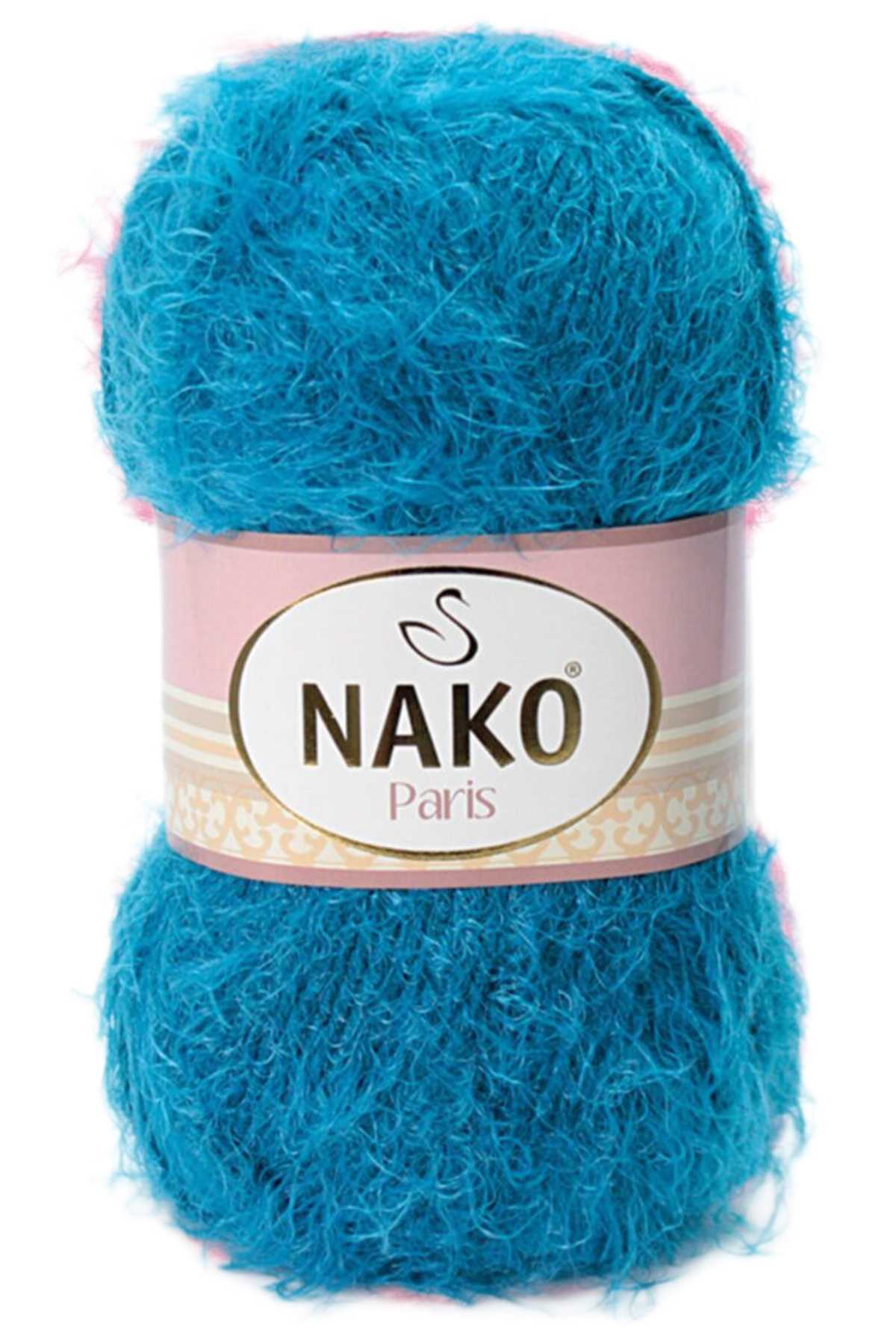 5 Adet Paris El Örgü ipi Yünü Koyu Petrol 10328 resmi