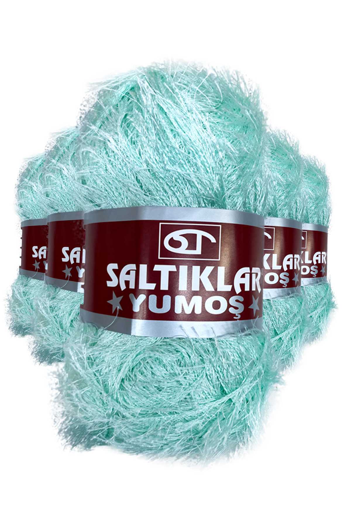 5 Adet Yumoş Sakallı El Örgü Ipi Yünü 01 resmi