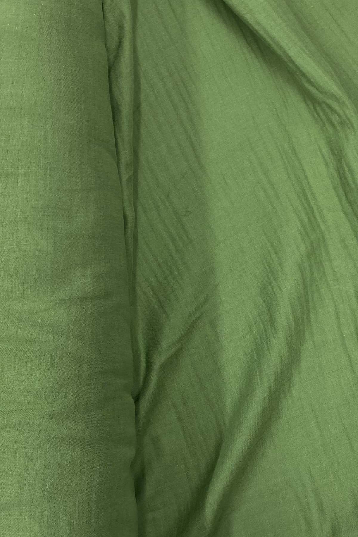 Çok Amaçlı Müslin Pamuklu Bebek Örtü ve Battaniye Kumaşı Müslin Bez Haki 82 resmi