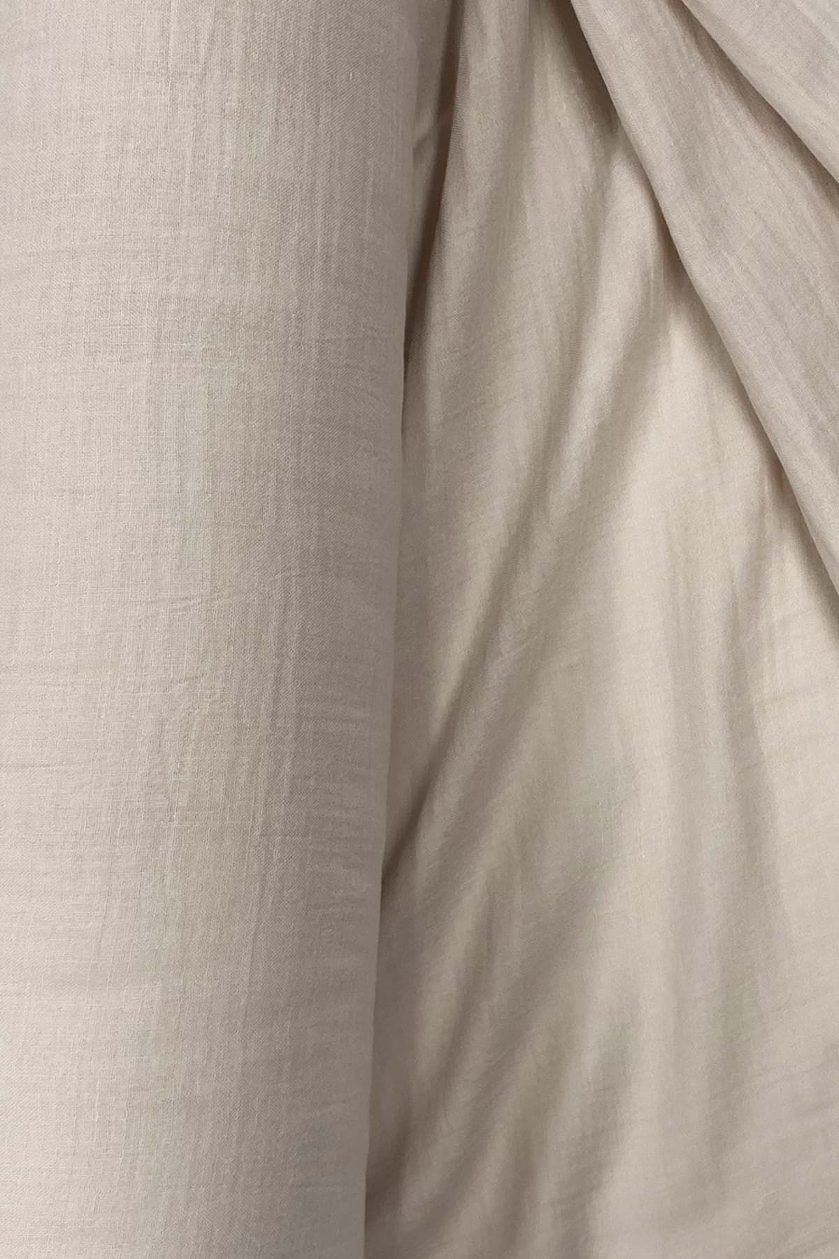 Çok Amaçlı Müslin Pamuklu Bebek Örtü ve Battaniye Kumaşı Müslin Bez Açık Pudra 33 resmi