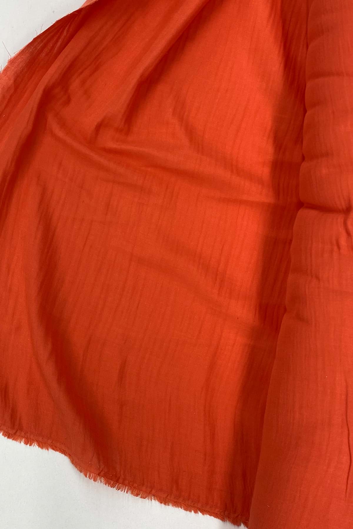 Çok Amaçlı Müslin Pamuklu Bebek Örtü ve Battaniye Kumaşı Müslin Bez Mercan 38 resmi