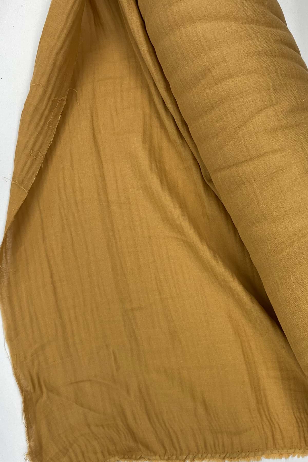 Çok Amaçlı Müslin Pamuklu Bebek Örtü ve Battaniye Kumaşı Müslin Bez Açık Kahve 37 resmi