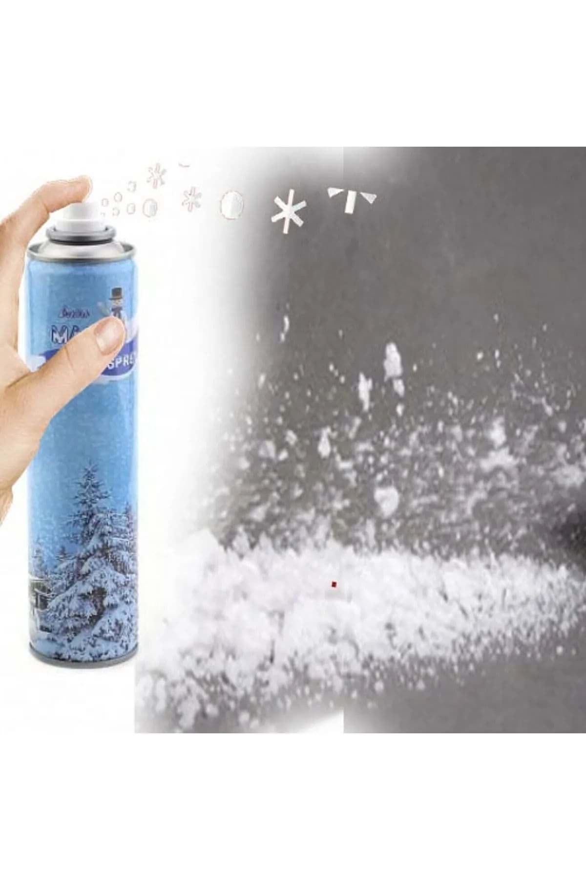 5 Adet Max Kar Köpüğü Spreyi, Eriyen Kar Taneleri, Parti Köpük Karı Yapar Kar Yağdıran Sprey 5x300 ml resmi