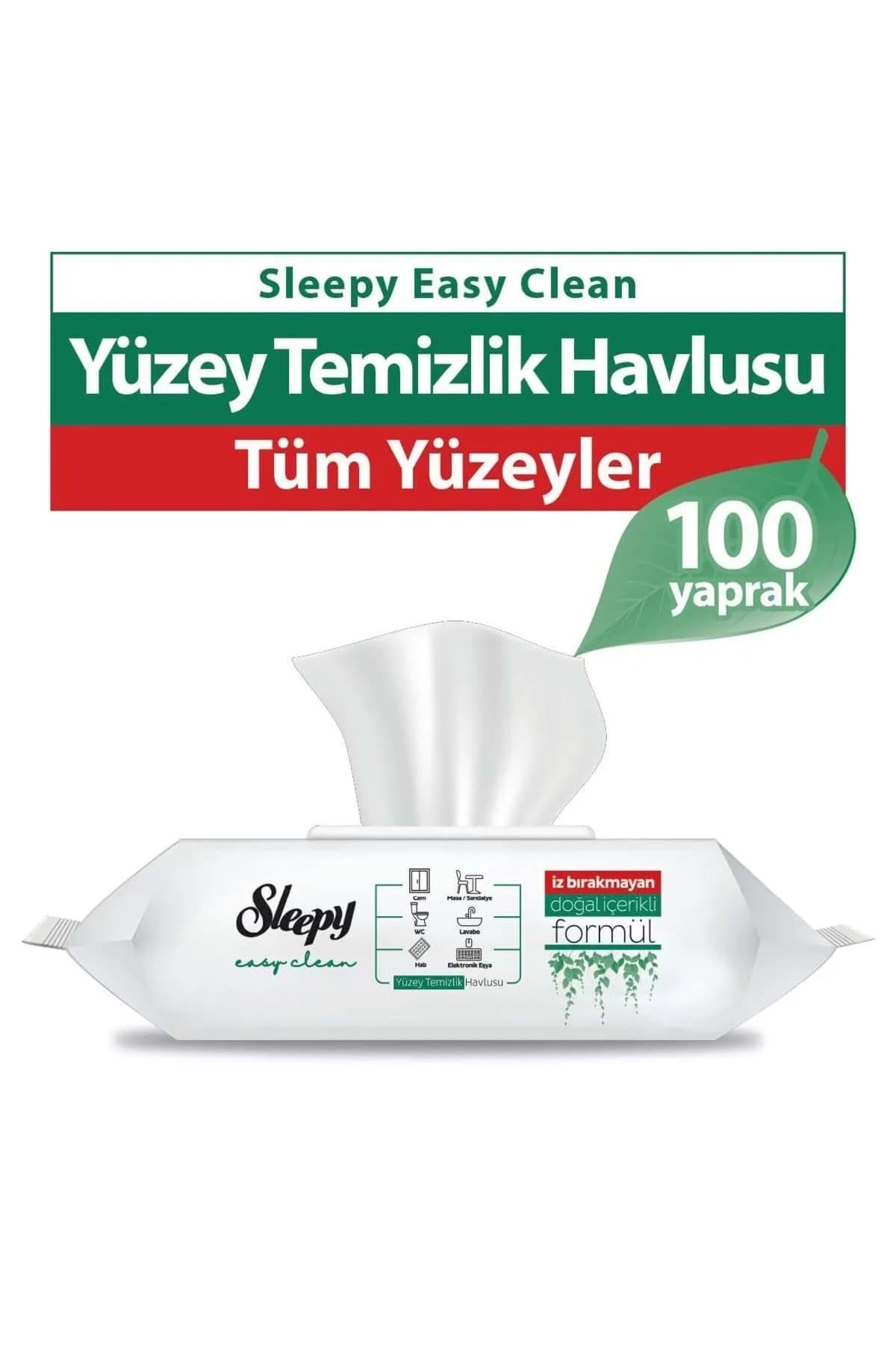 Easy Clean Parabensiz Yüzey Temizlik Havlusu Beyaz Sabun Kokusu 100 Yaprak resmi