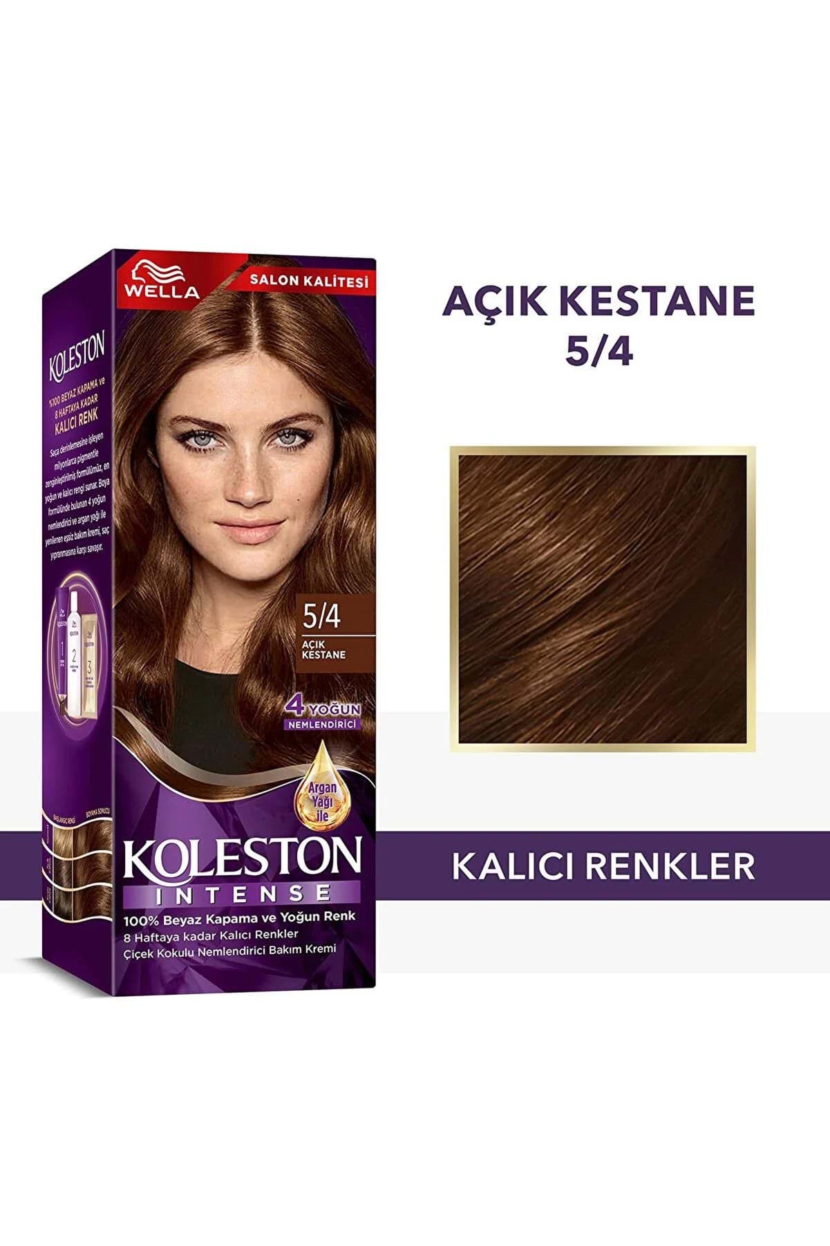 Koleston Intense Saç Boyası 5/4 Açık Kestane - Salon Kalitesi resmi