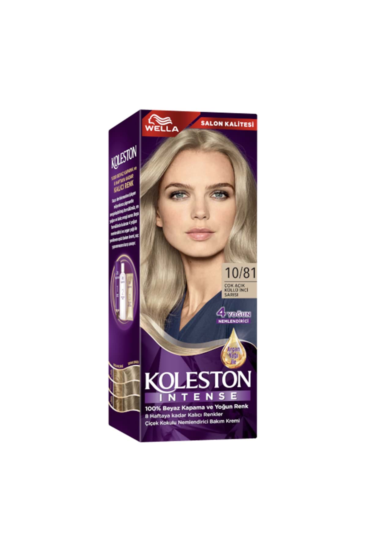 Koleston Intense Saç Boyası 10/81 Çok Açık Küllü İnci Sarısı - Salon Kalitesi resmi