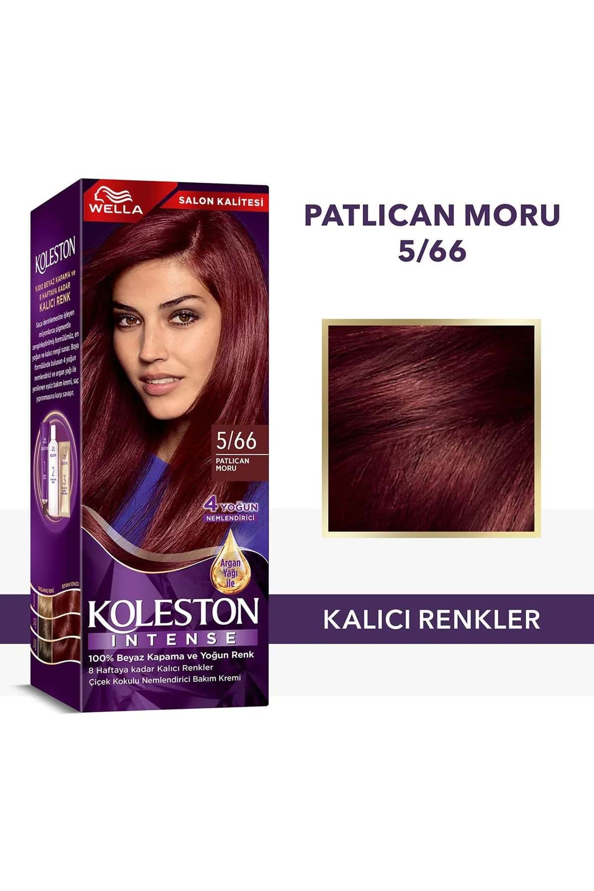 Koleston Intense Saç Boyası 5/66 Patlıcan Moru - Salon Kalitesi resmi