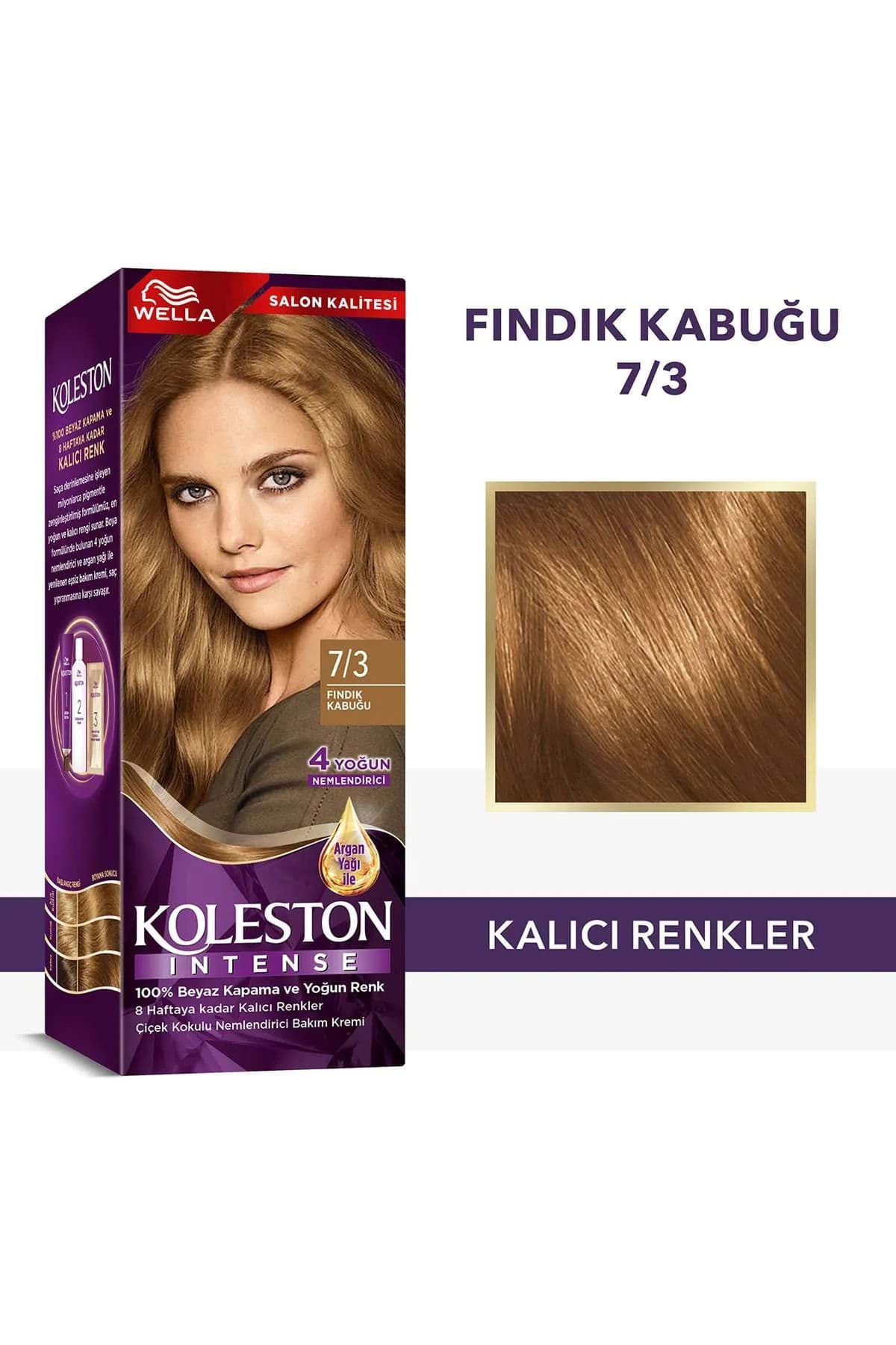 Koleston Intense Saç Boyası 7/3 Fındık Kabuğu - Salon Kalitesi resmi