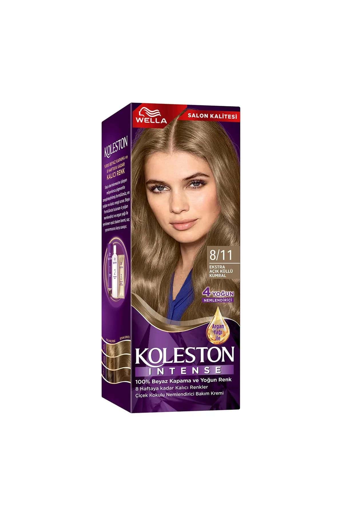 Koleston Intense Saç Boyası 8/11 Ekstra Açık Küllü Kumral - Salon Kalitesi resmi