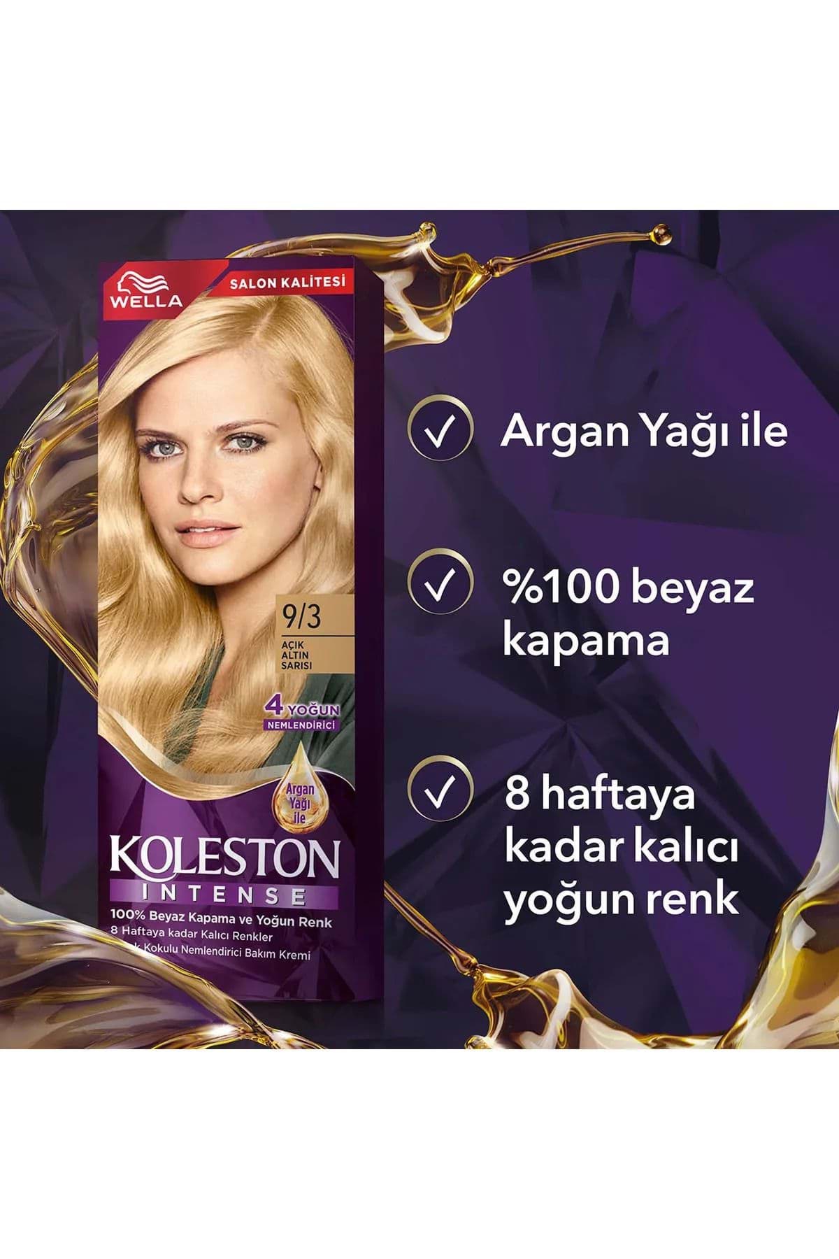 Koleston Intense Saç Boyası 9/3 Açık Altın Sarısı - Salon Kalitesi resmi