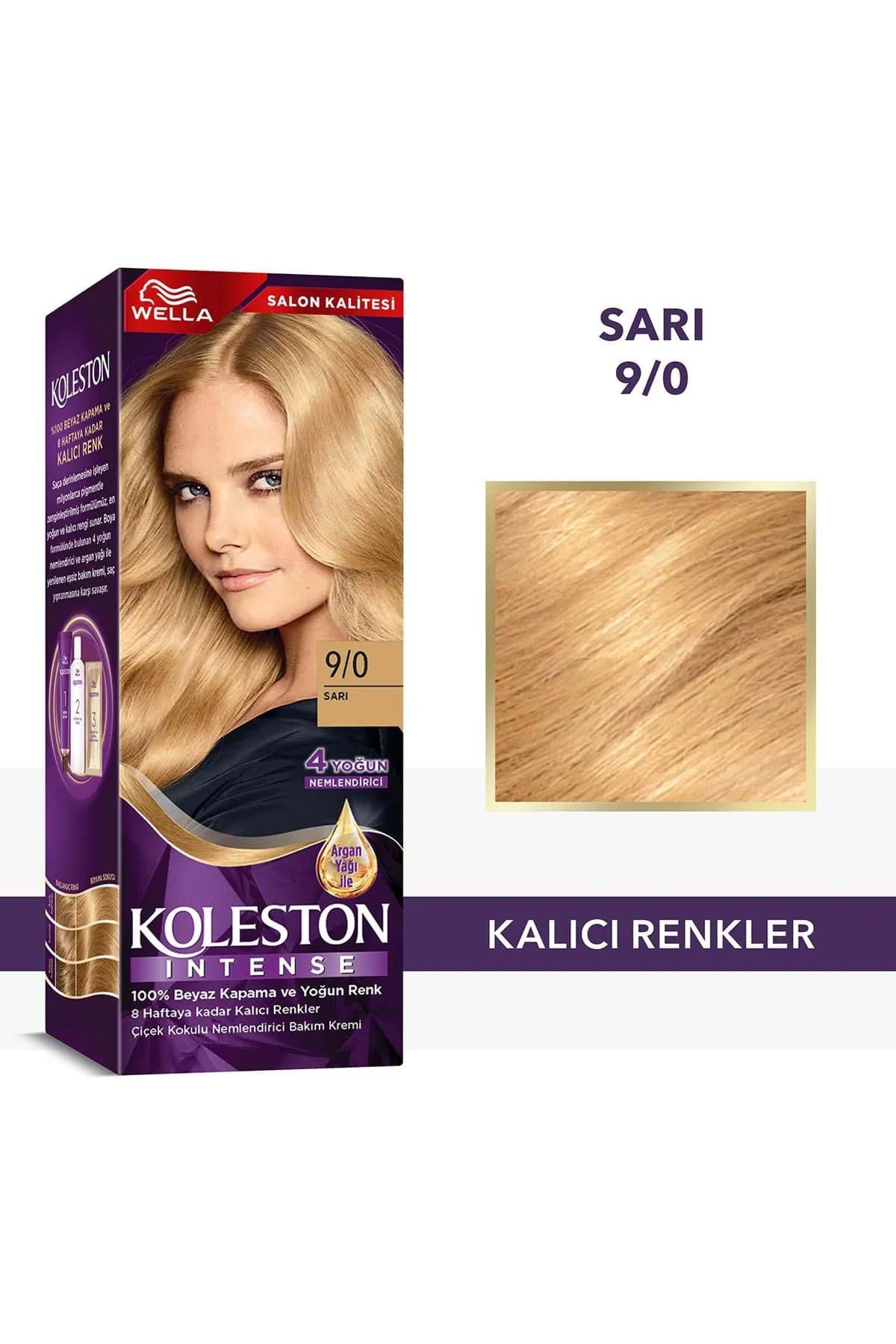 Koleston Intense Saç Boyası 9/0 Sarı - Salon Kalitesi resmi