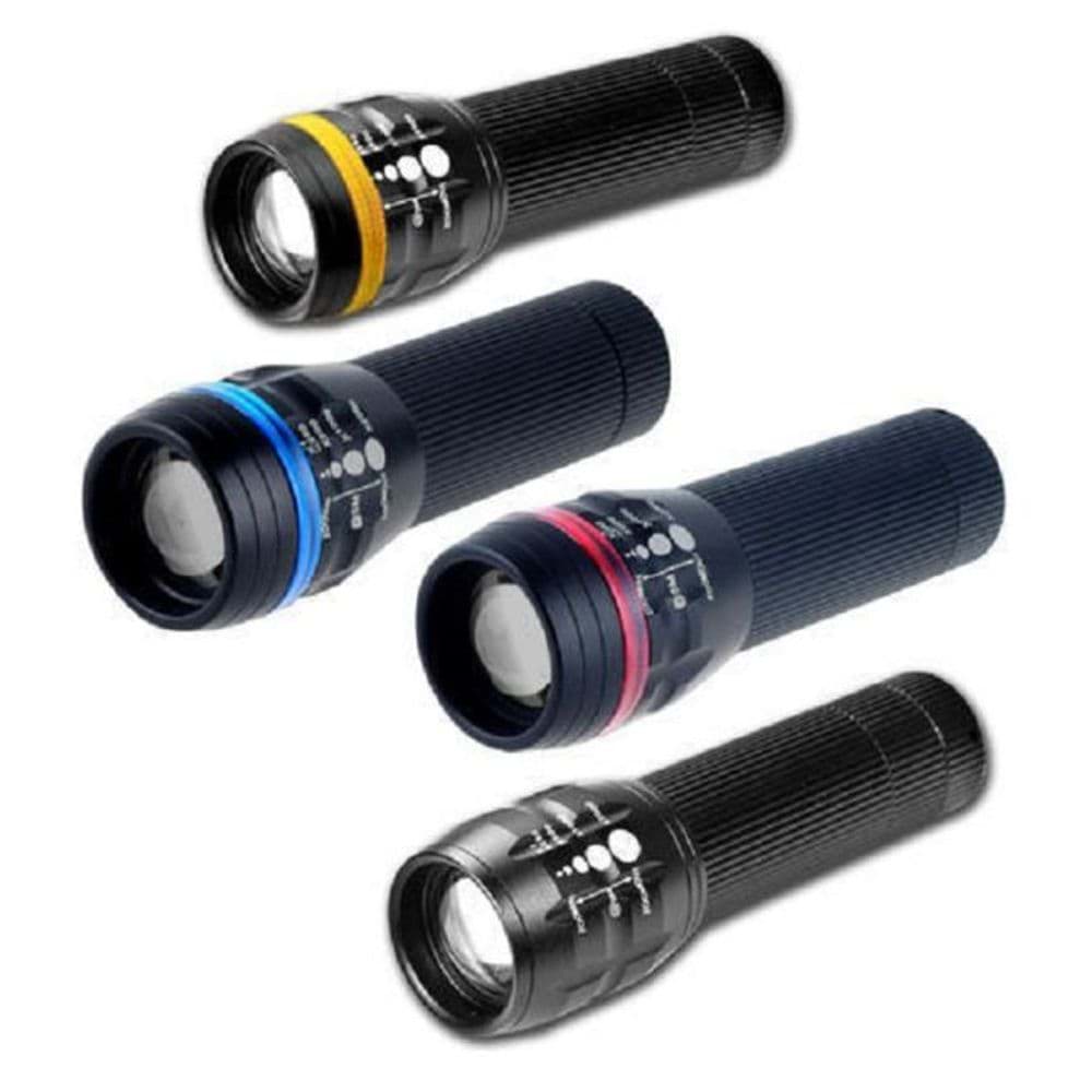 Süper Zoomlu Pilli Ledli Watton EL Feneri Wt-060 resmi