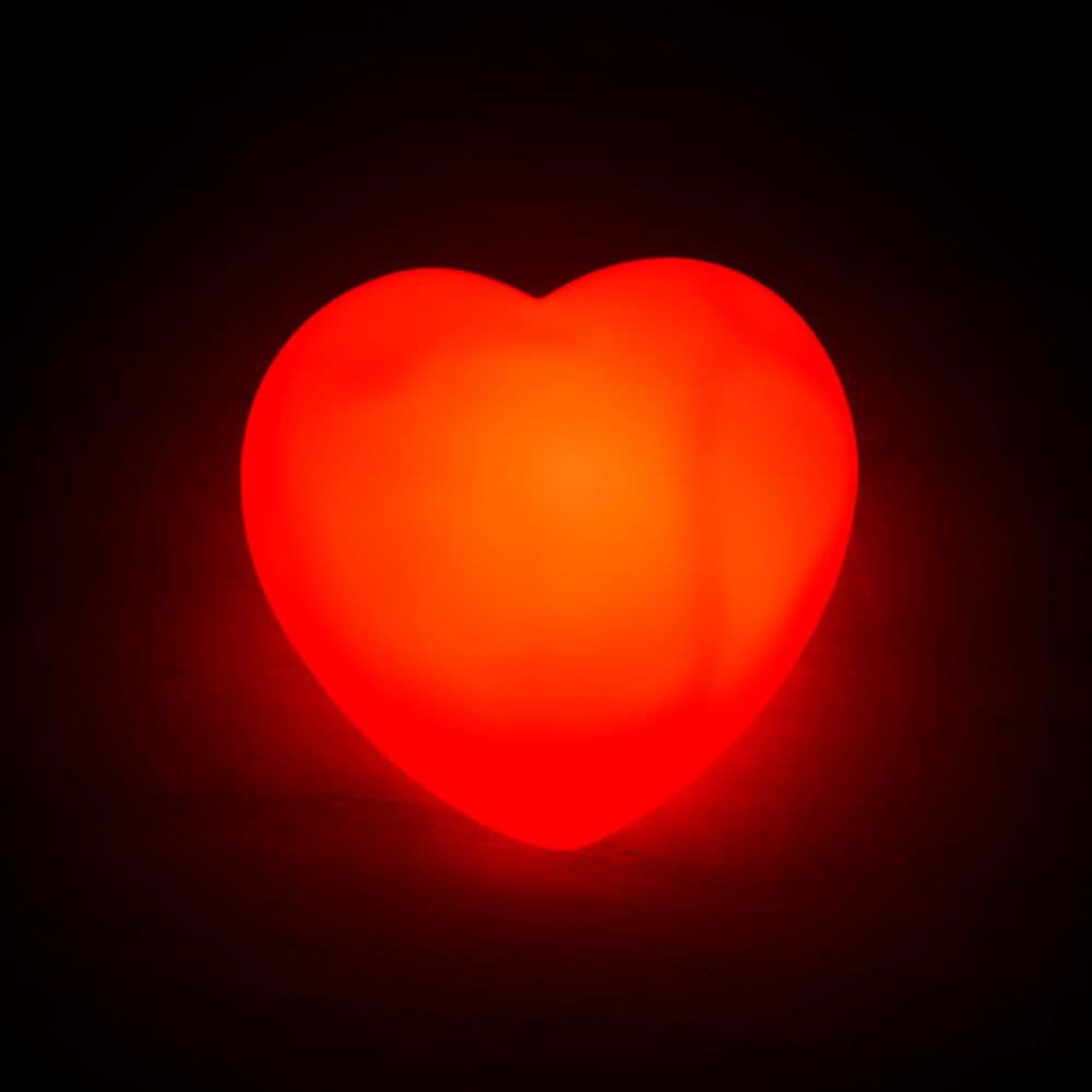 Işikli Kalp Led Mum resmi