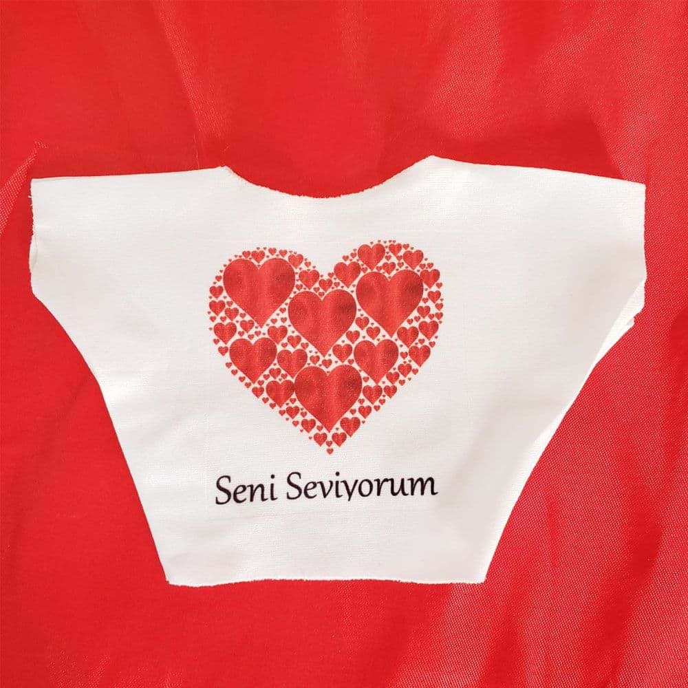 Seni Seviyorum Baskılı Tişört resmi