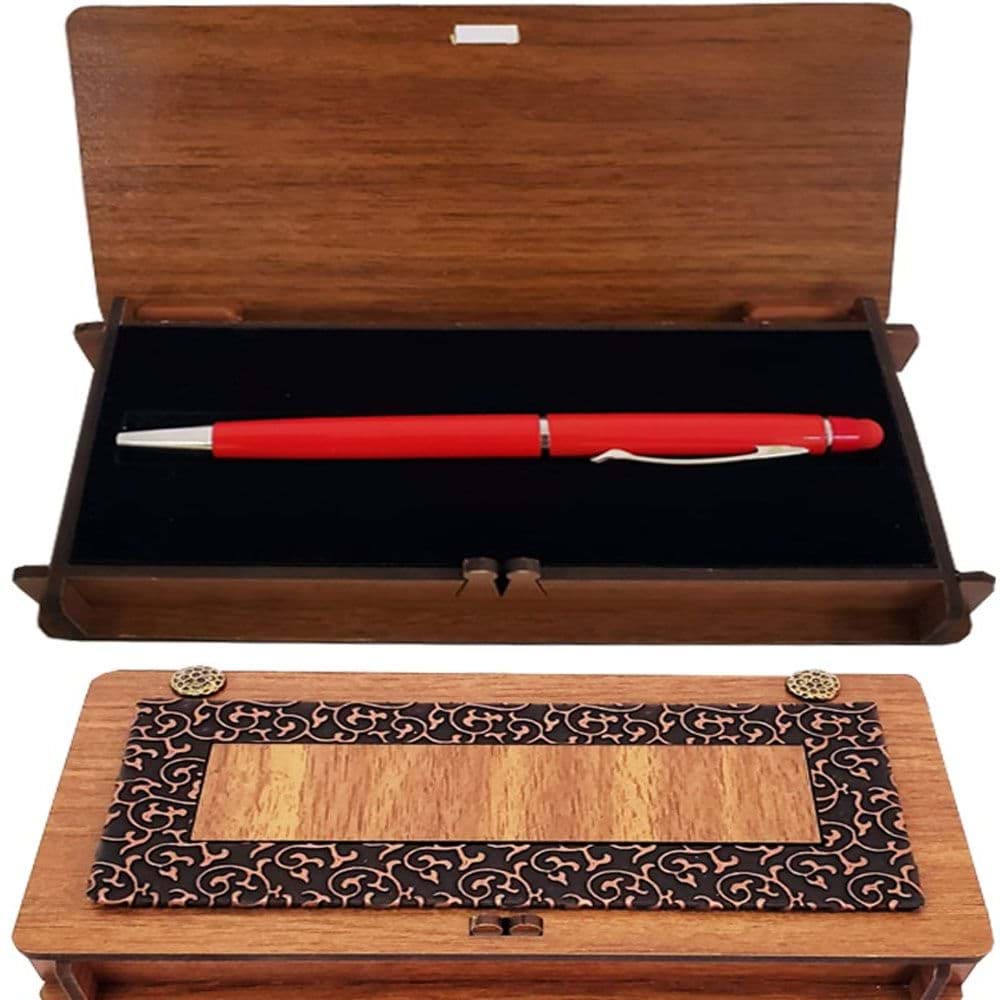 Kırmızı Metal Kalem resmi