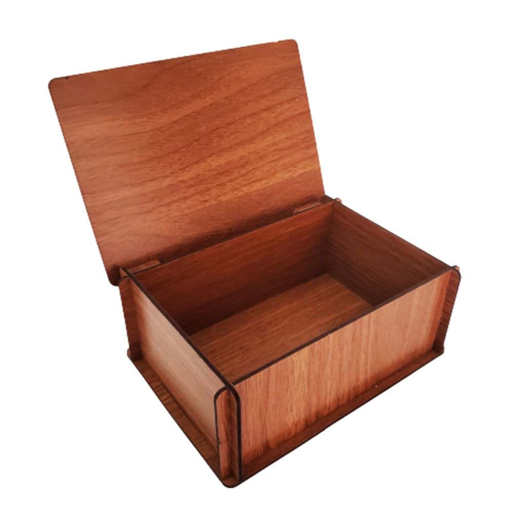 Picture of Wooden yellow vosvos printed box