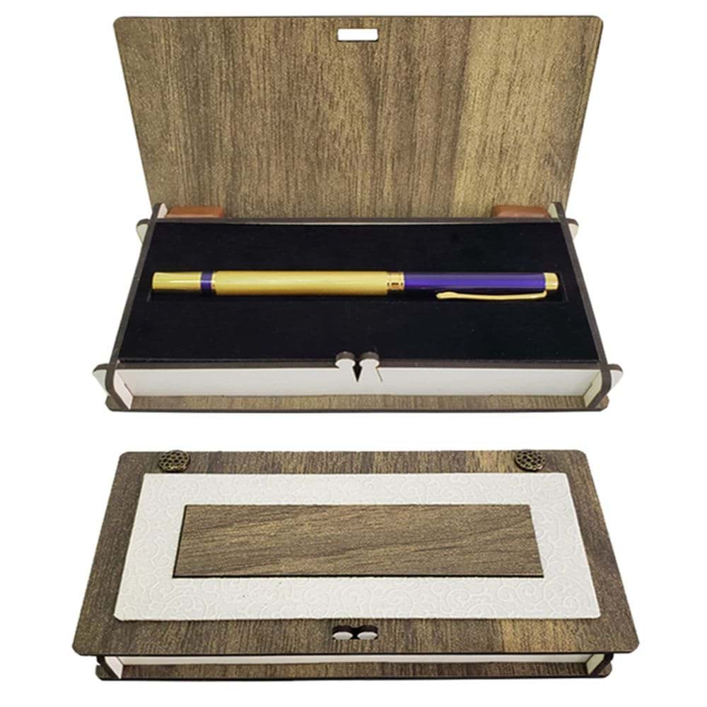 Promosyon Ahşap Kutulu Roller Kalem resmi