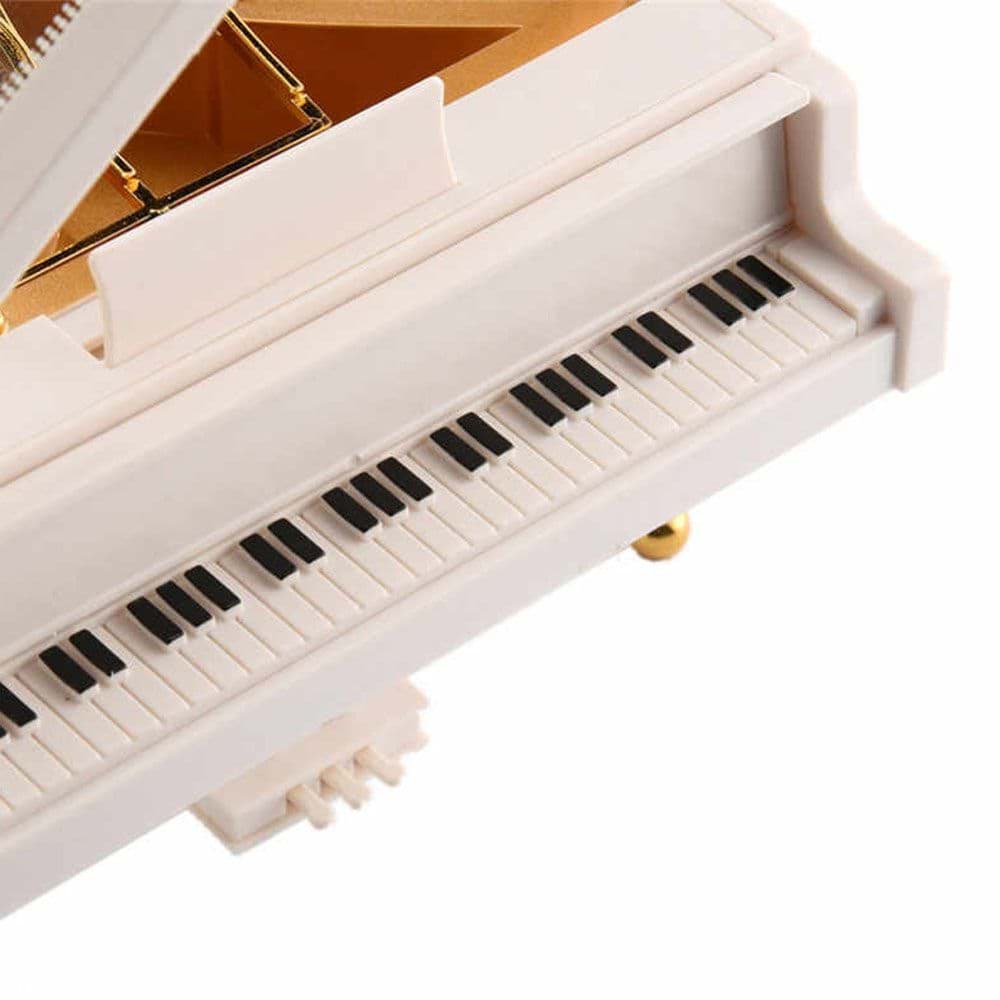 Piyano Tasarımlı Balerin Müzik Kutusu resmi