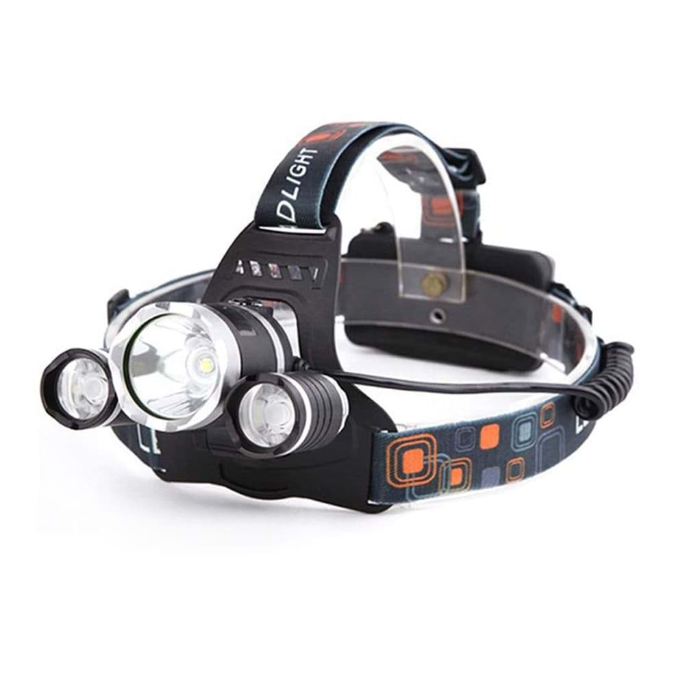 Picture of 3-headed head flashlight Watton WT-256