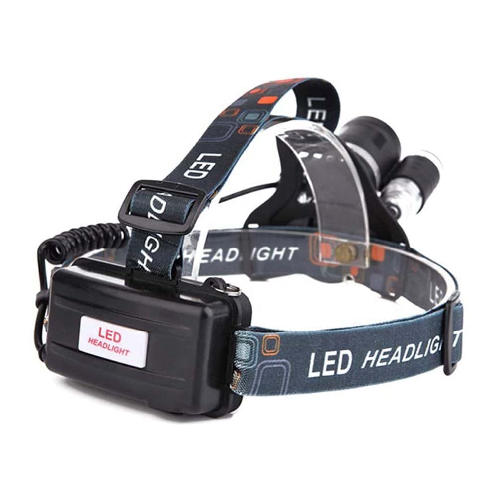 Picture of 3-headed head flashlight Watton WT-256