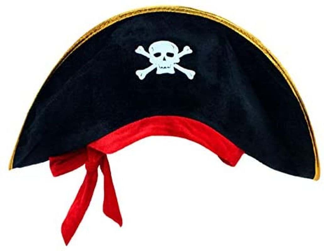 Picture of Captain Jack Velvet Children Boy Pirate Hat