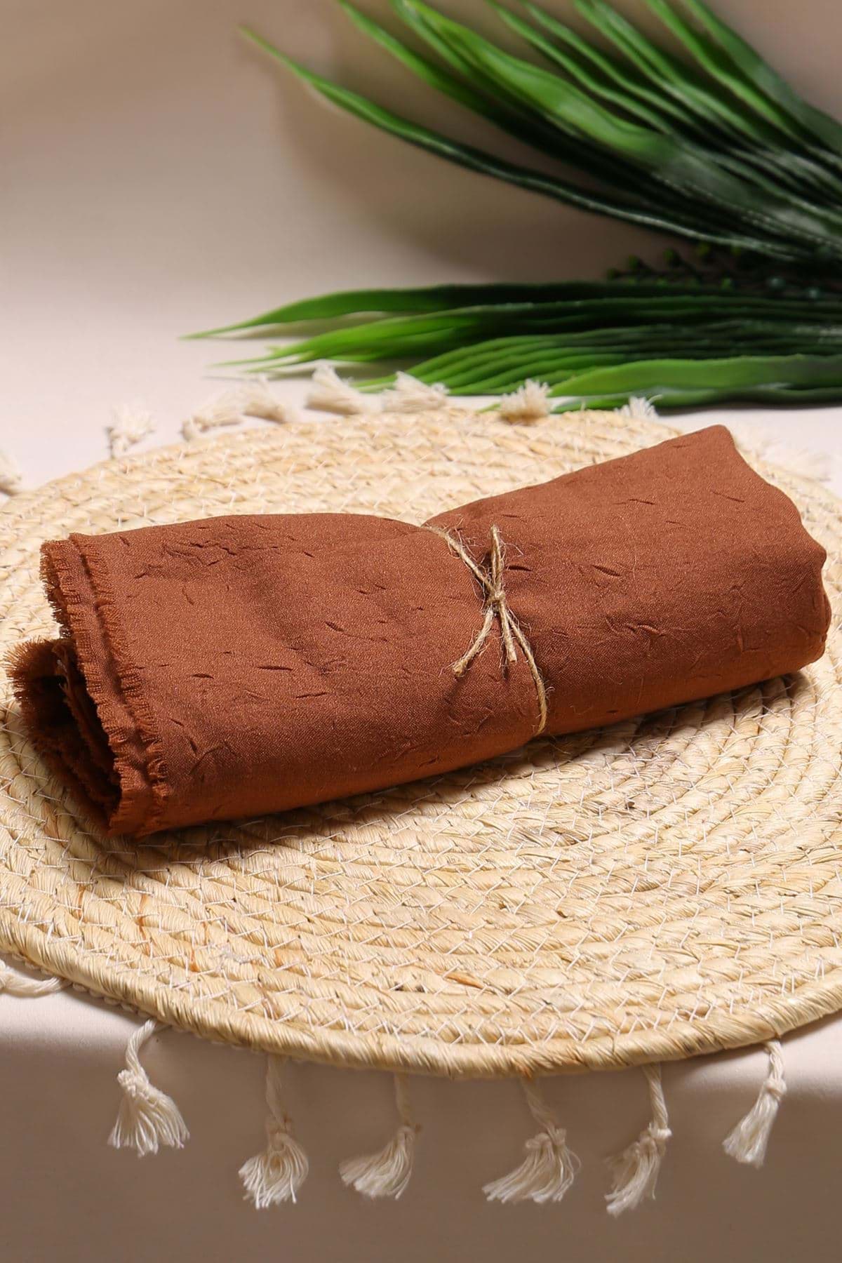 Bambu Şal Kahve4 - 17716.1817. resmi