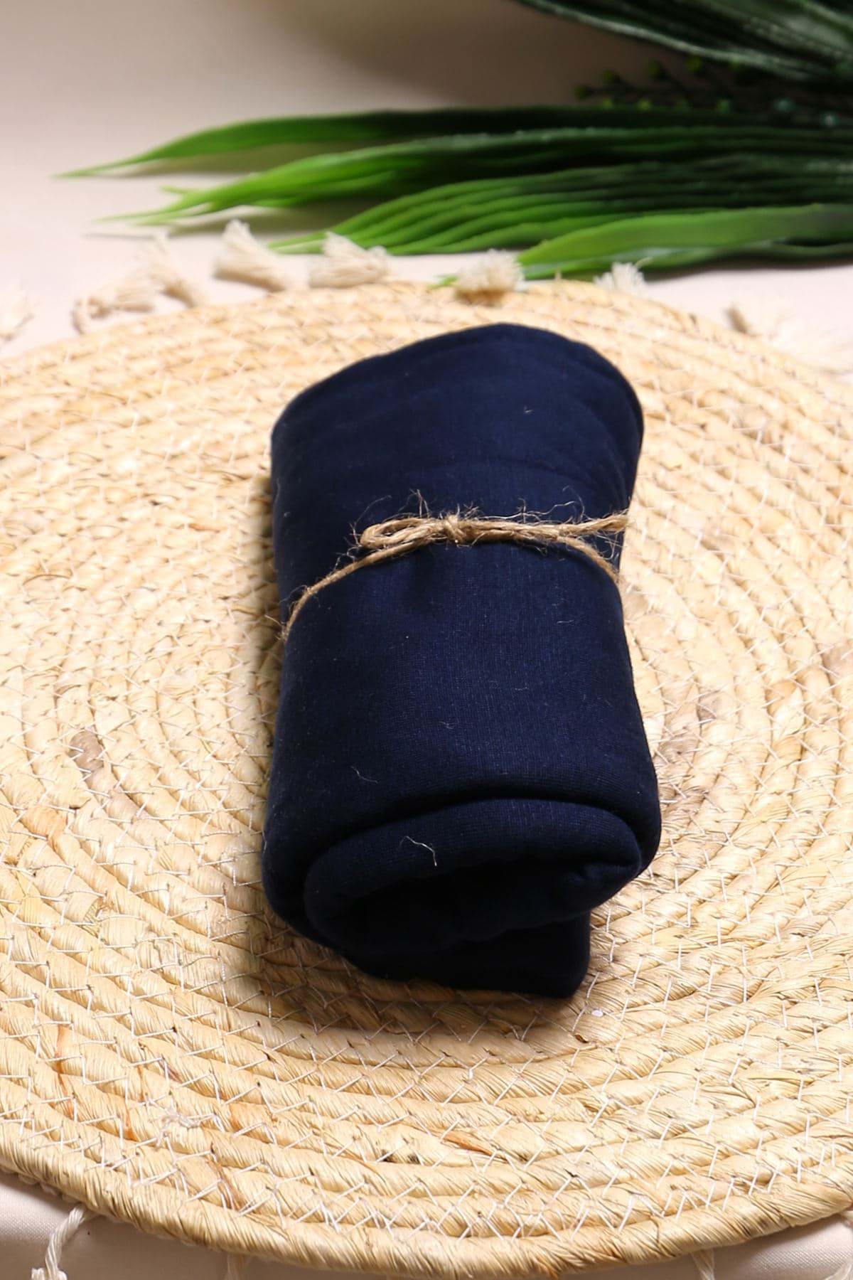 Penye Şal Lacivert - 17715.1817. resmi