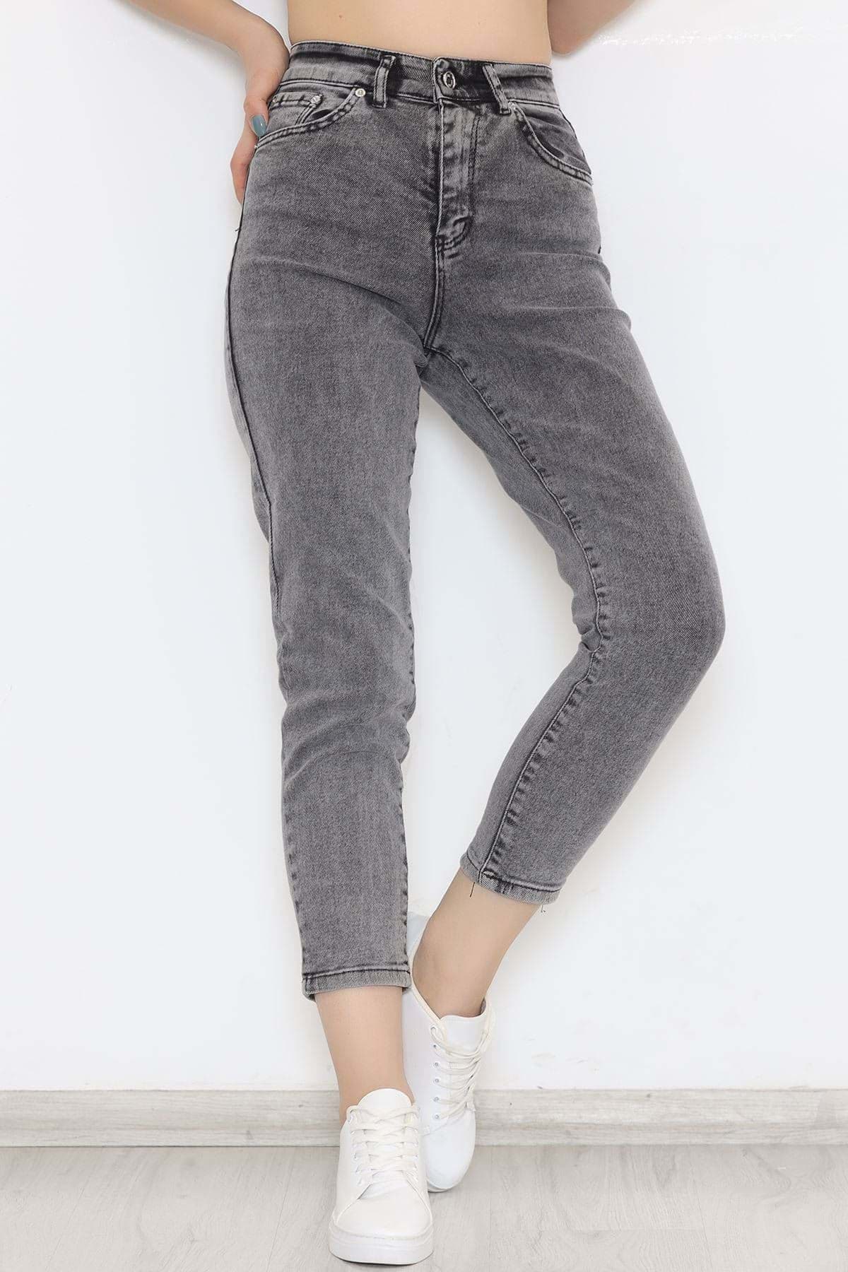 Boyfriend Kot Pantolon Gri1 - 8756.1431. resmi