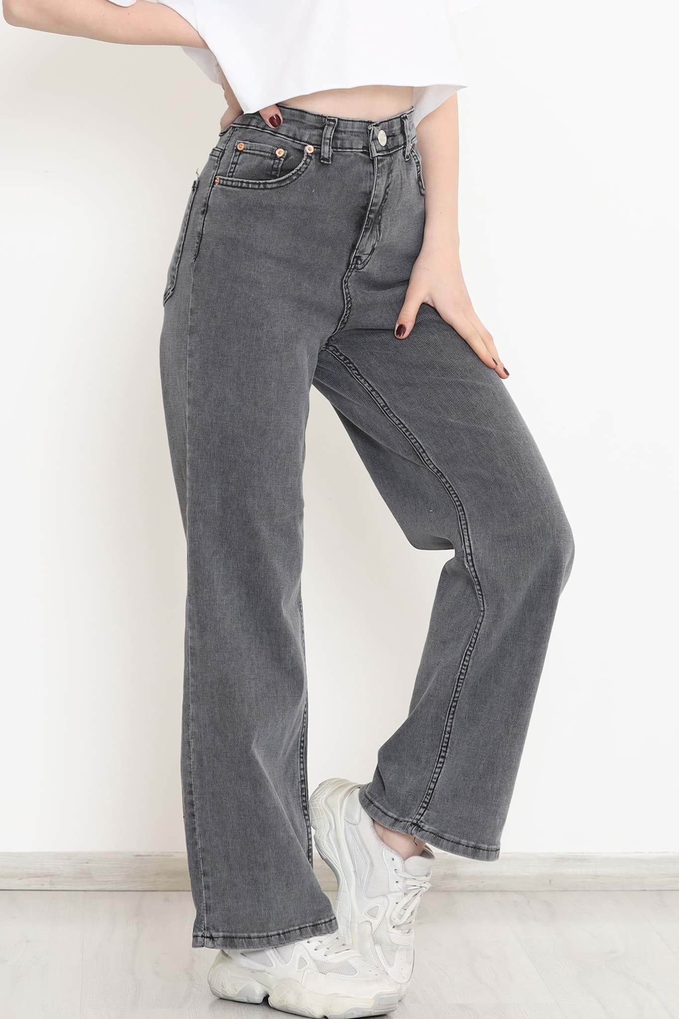Boyfriend Kot Pantolon Açıkgri1 - 11917.1431. resmi