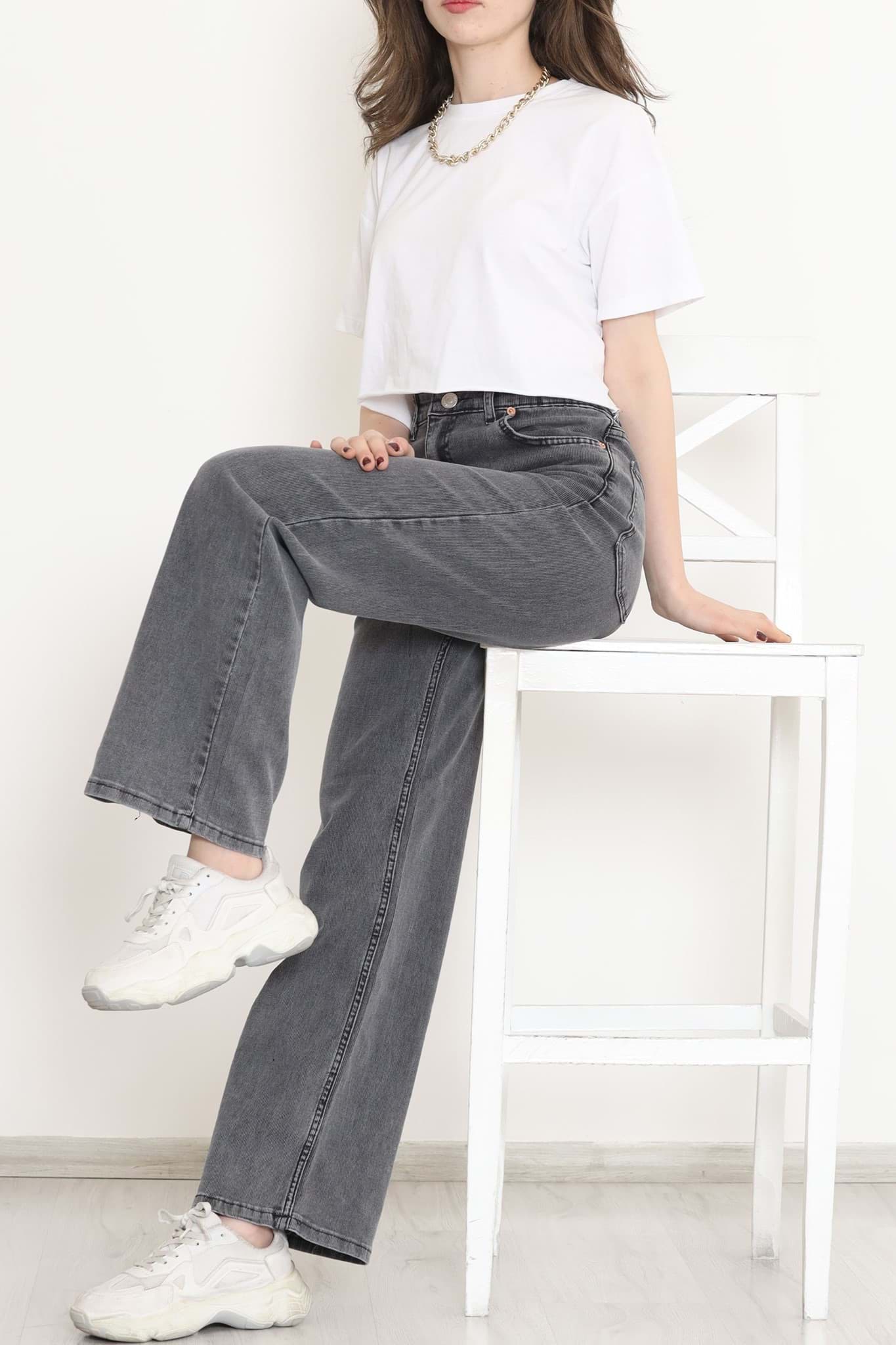 Boyfriend Kot Pantolon Açıkgri1 - 11917.1431. resmi