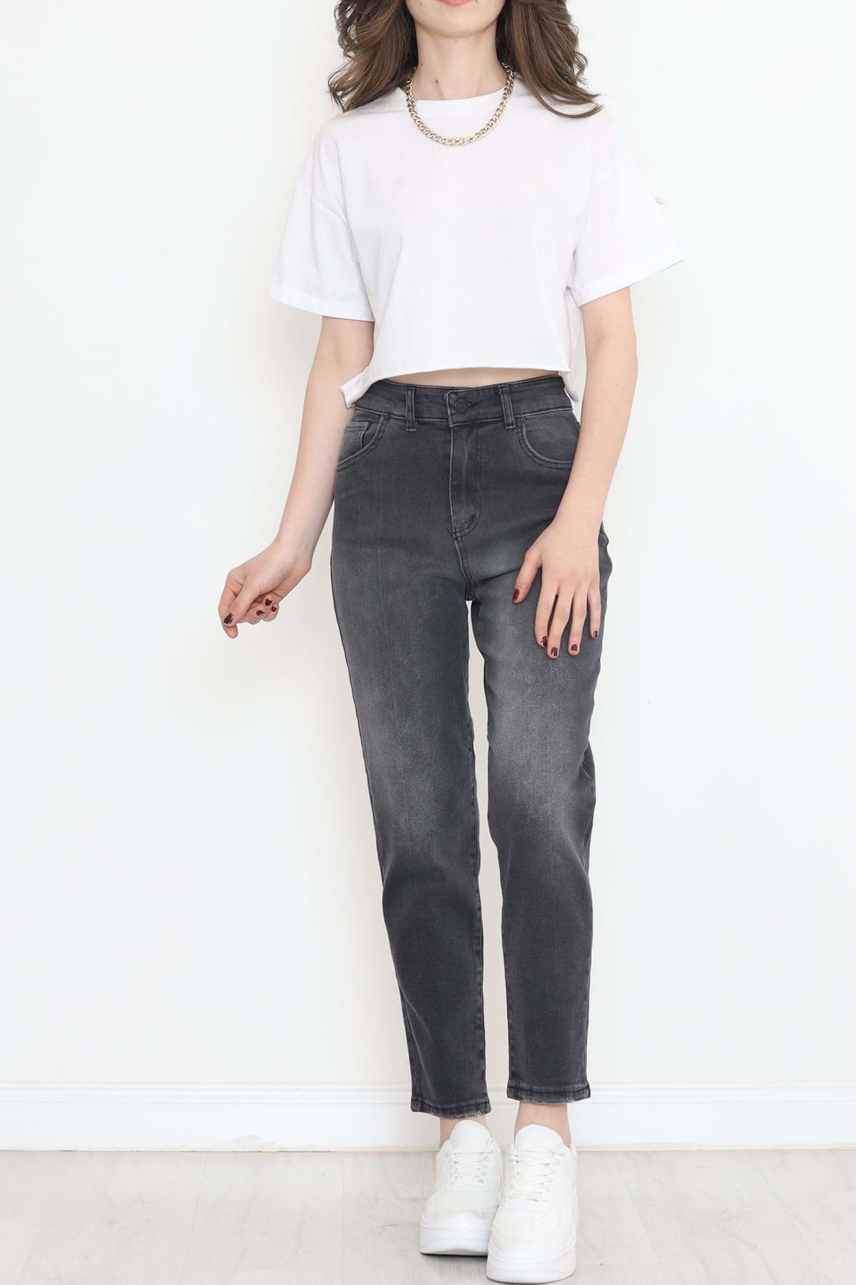 Boyfriend Kot Pantolon Füme3 - 8756.1431. resmi