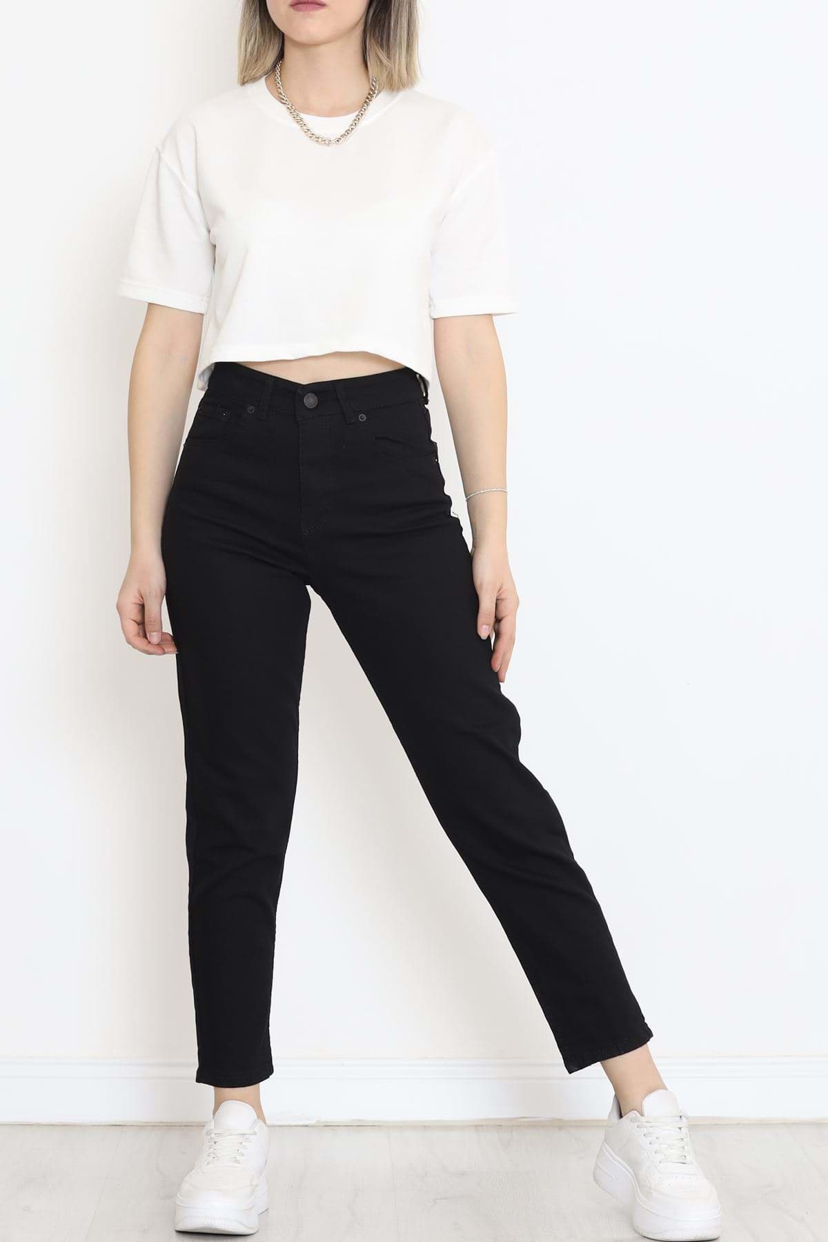 Boyfriend Kot Pantolon Siyah - 17260.1431. resmi