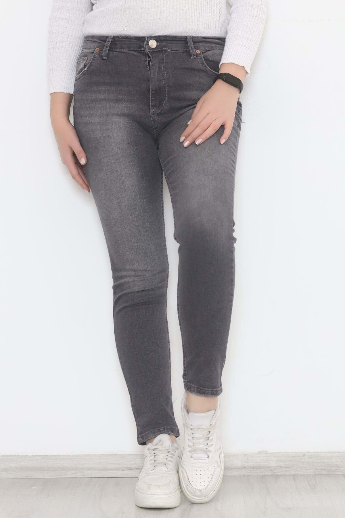 Büyük Beden Kot Pantolon Koyufüme1 - 12479.1431. resmi