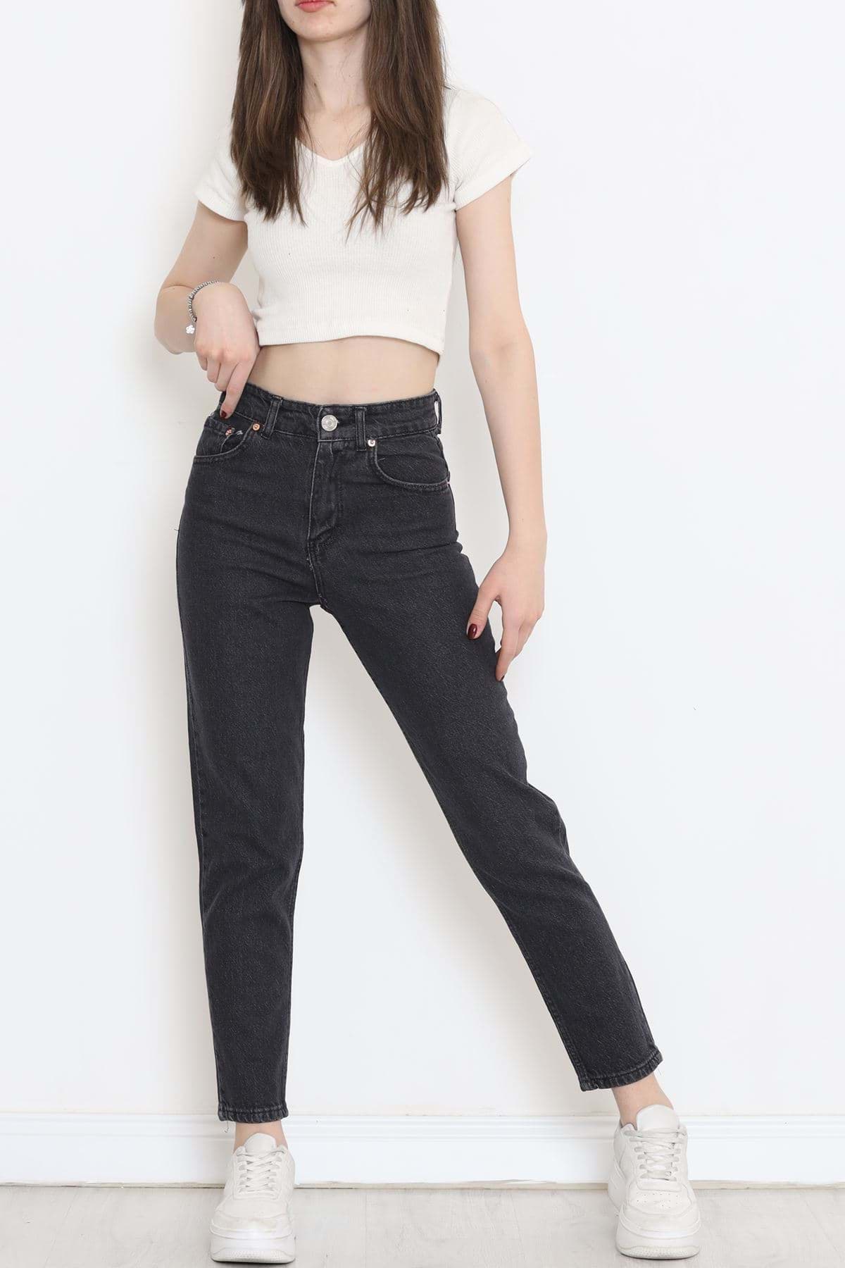 Boyfriend Kot Pantolon Füme - 18222.1431. resmi