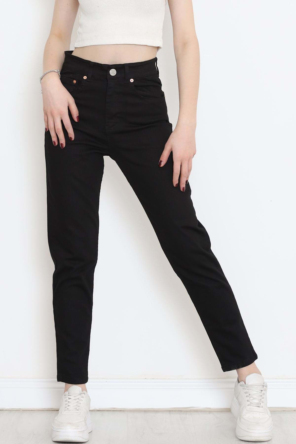 Boyfriend Kot Pantolon Siyah - 18222.1431. resmi