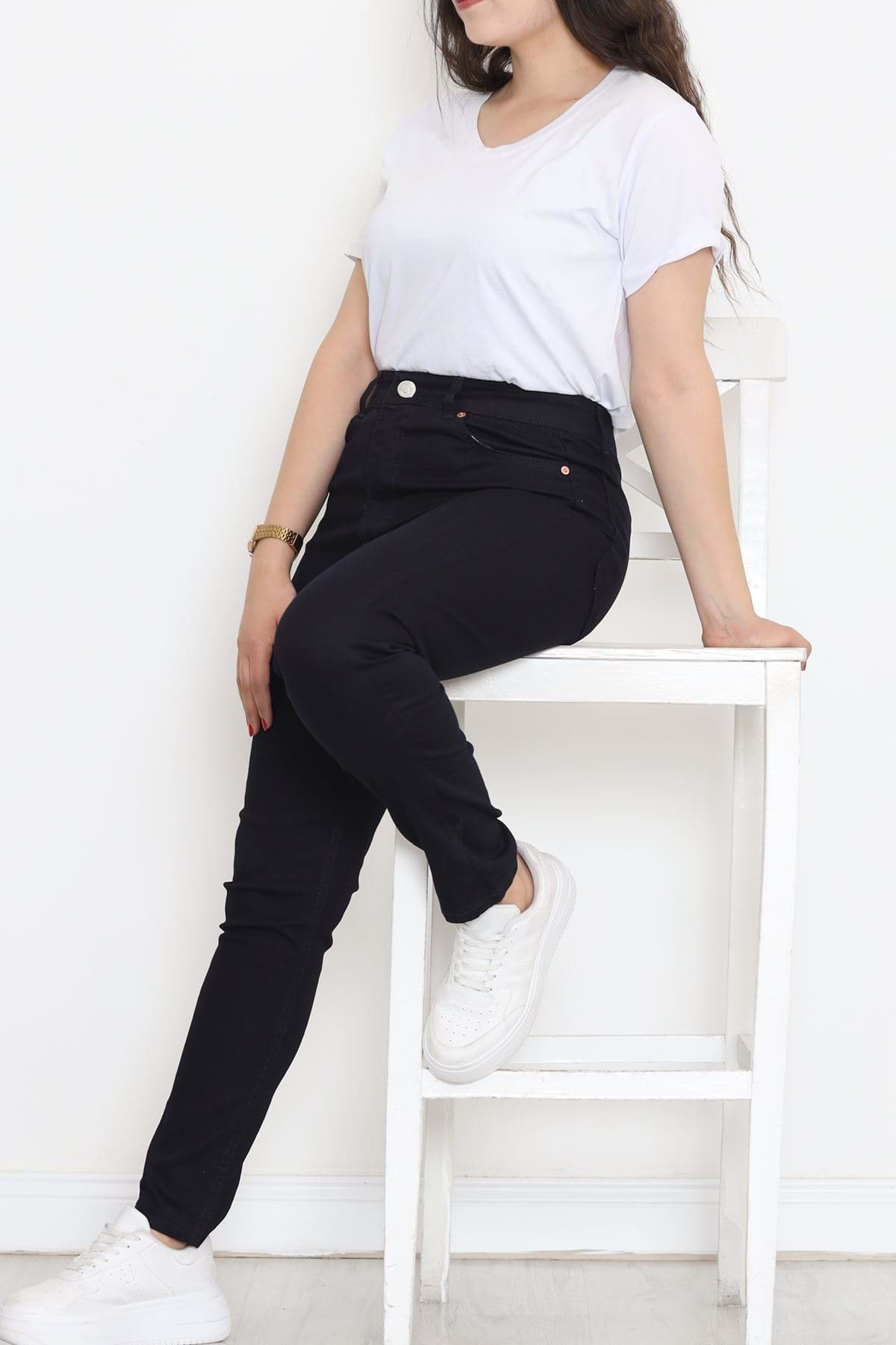 Büyük Beden Kot Pantolon Koyulacivert - 18231.1431. resmi