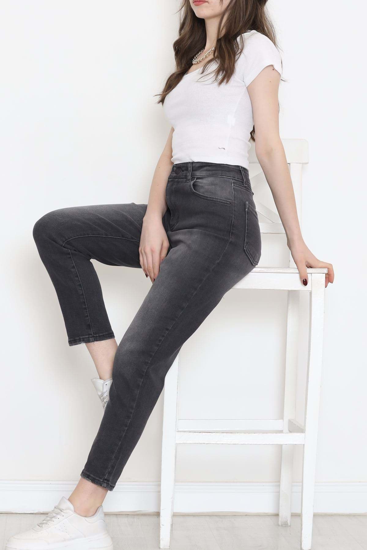 Boyfriend Kot Pantolon Füme1 - 18224.1431. resmi