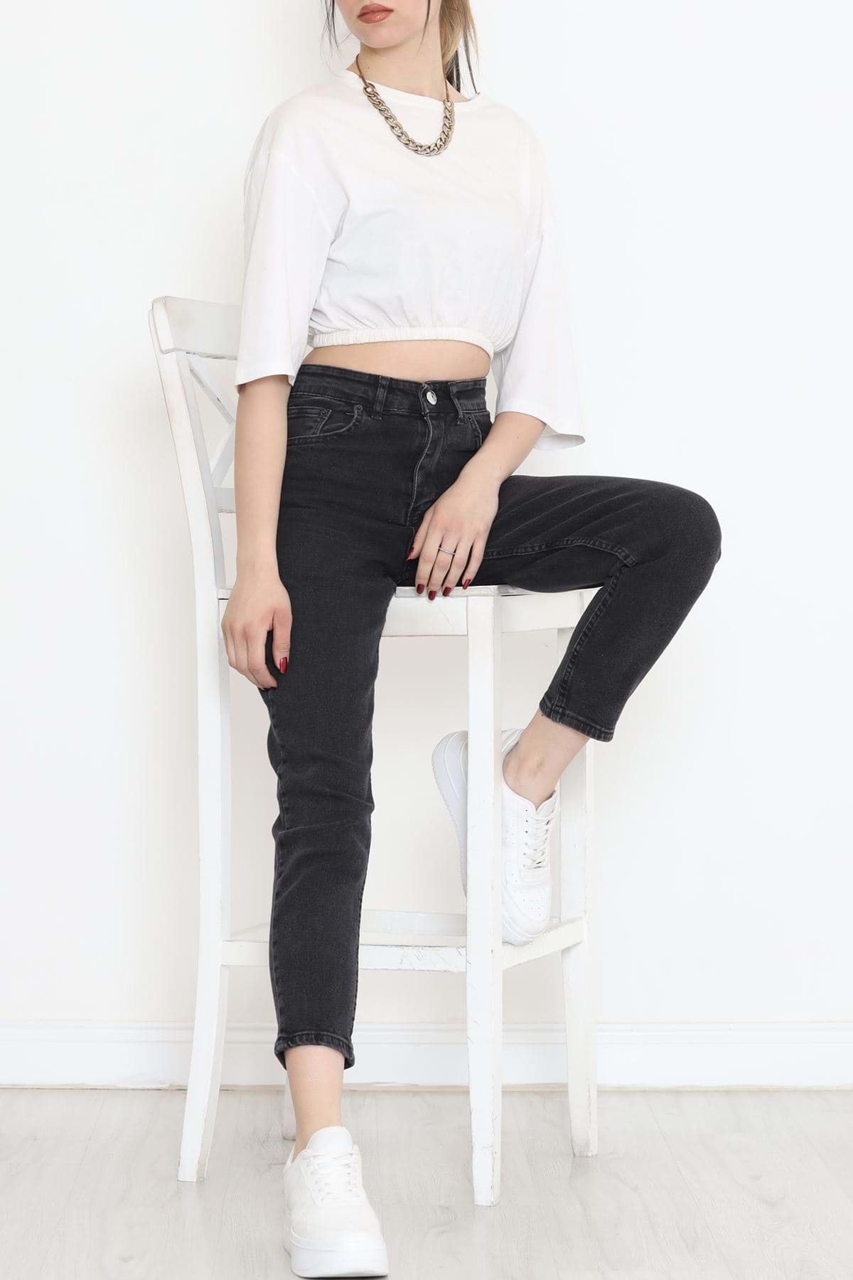 Boyfriend Kot Pantolon Füme1 - 11917.1431. resmi