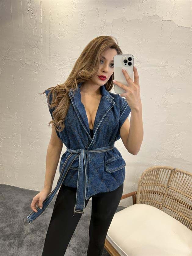 6200 KOT YELEK-MAVİ resmi