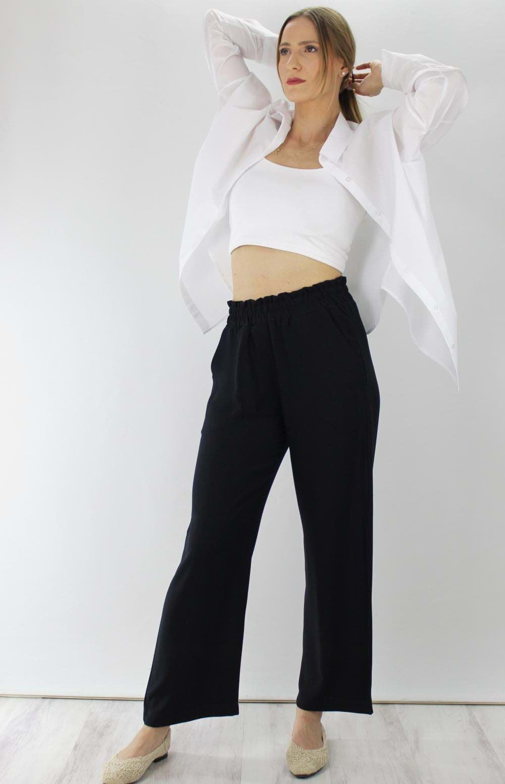 Poplin Salaş Gömlek Beyaz - 1155.55 resmi