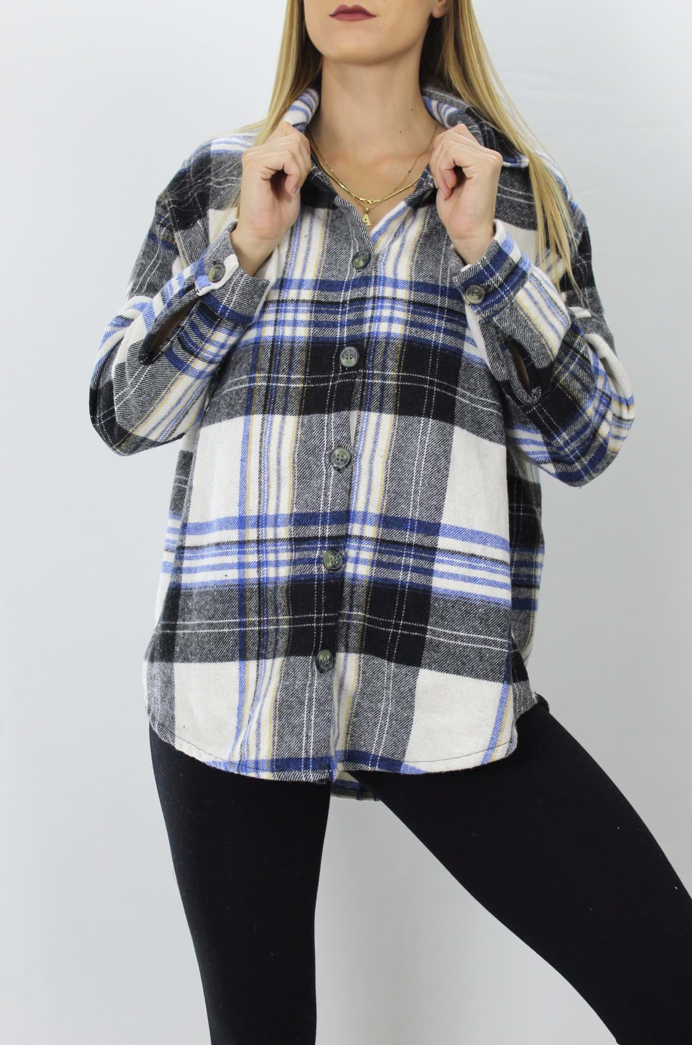 Oduncu Gömlek Siyahmavi - 1320.110 resmi