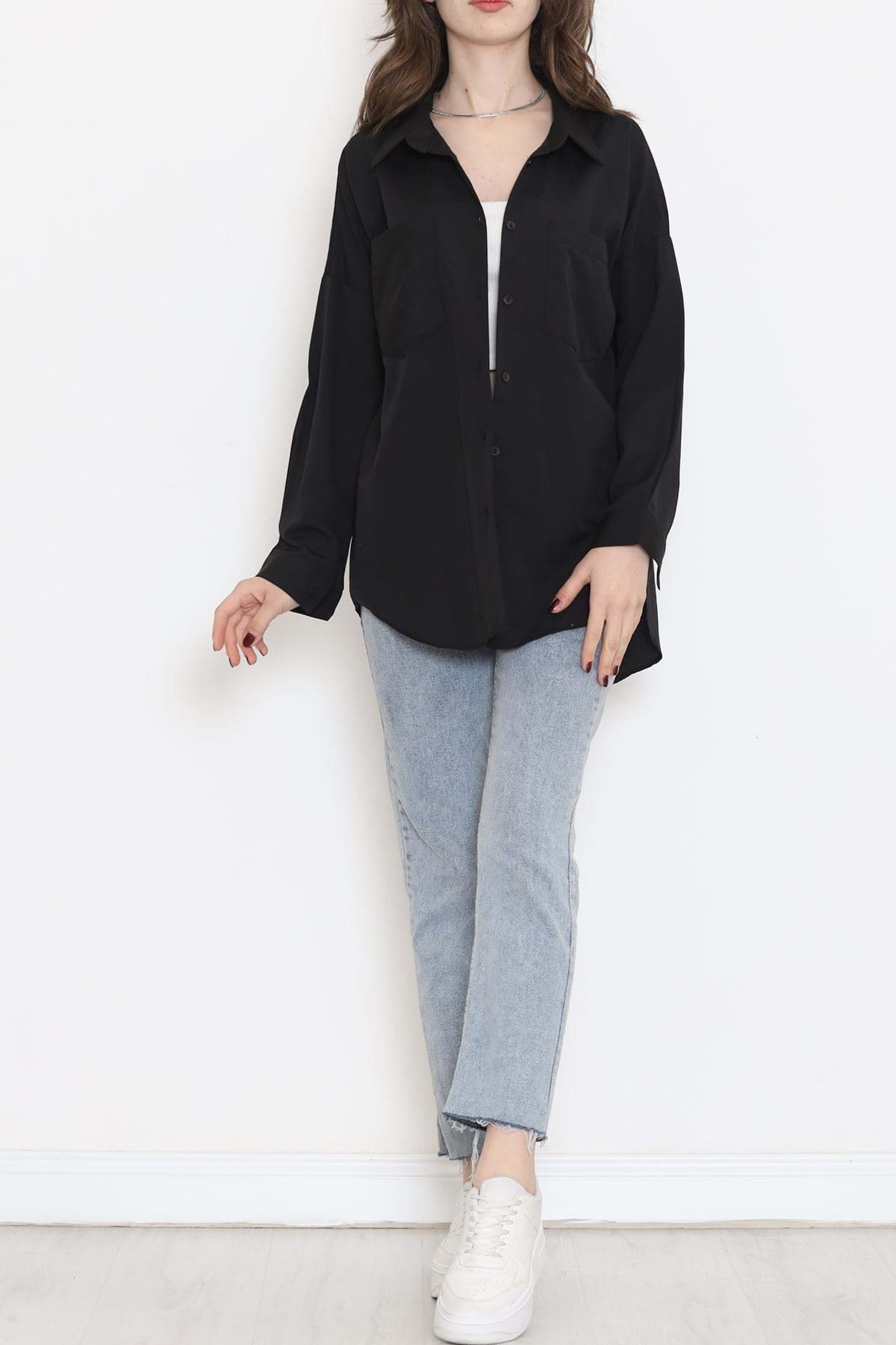 Picture of Double pocket shirt black - 16656.1775.