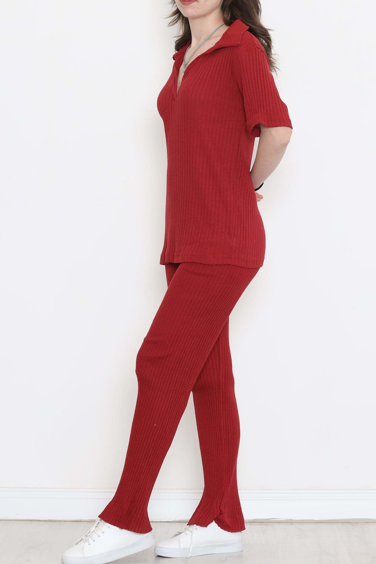 Picture of Polo collar wick team burgundy - 18497.1567.