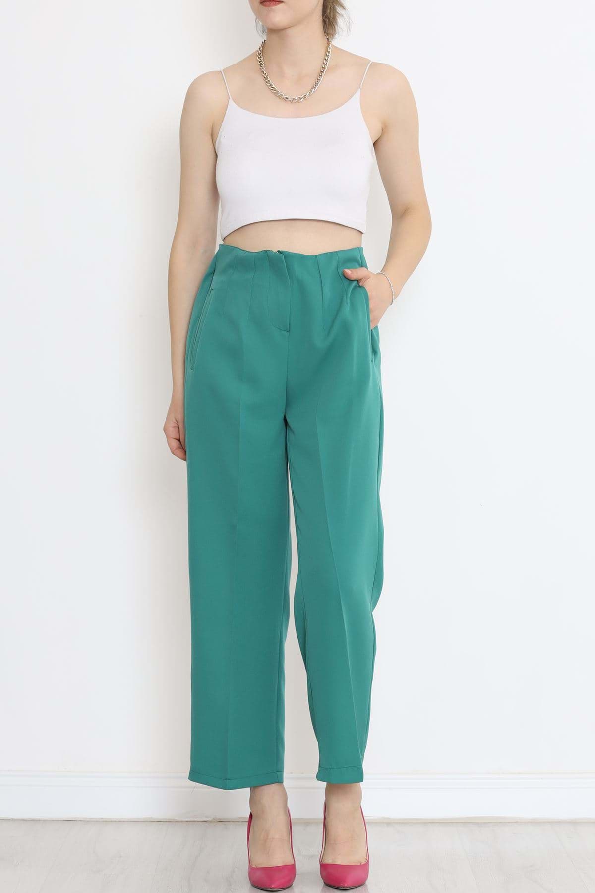 Beli Pensli Pantolon Koyuyeşil - 20857.683. resmi