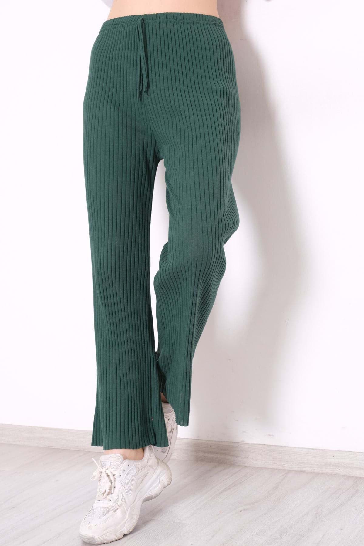 Fitilli Pantolon Yeşil - 8337.1567. resmi