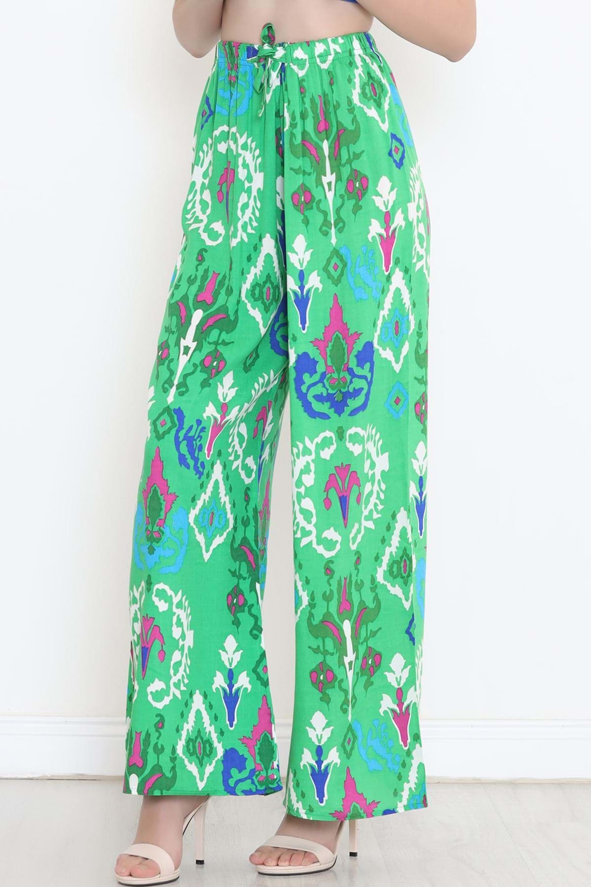 Dokuma Pantolon Yeşil - 1233.1095. resmi